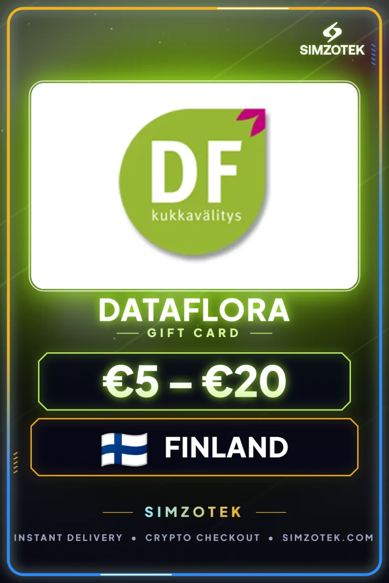 Karta podarunkowa DataFlora (Finlandia)
