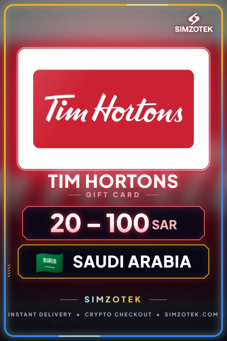 Tim Hortons Gift Card (Saudi Arabia)