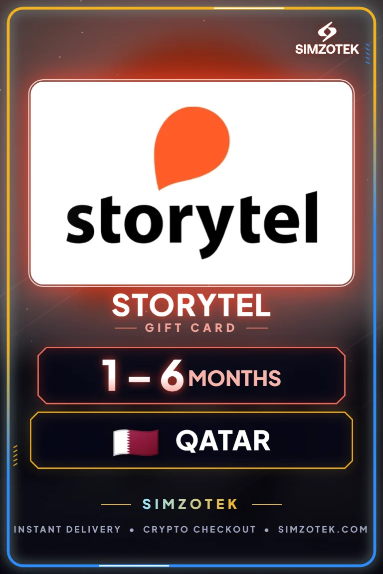 Storytel dovanų kortelė (Kataras)