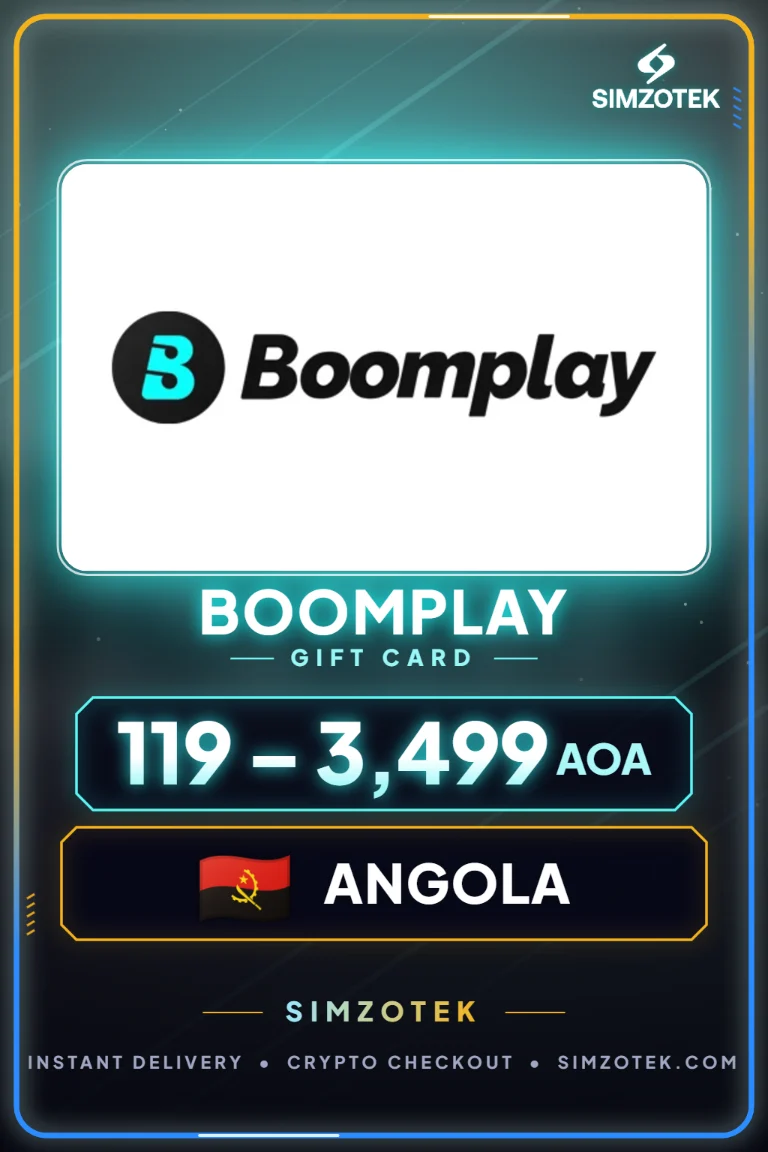 บัตรของขวัญ Boomplay (แองโกลา)