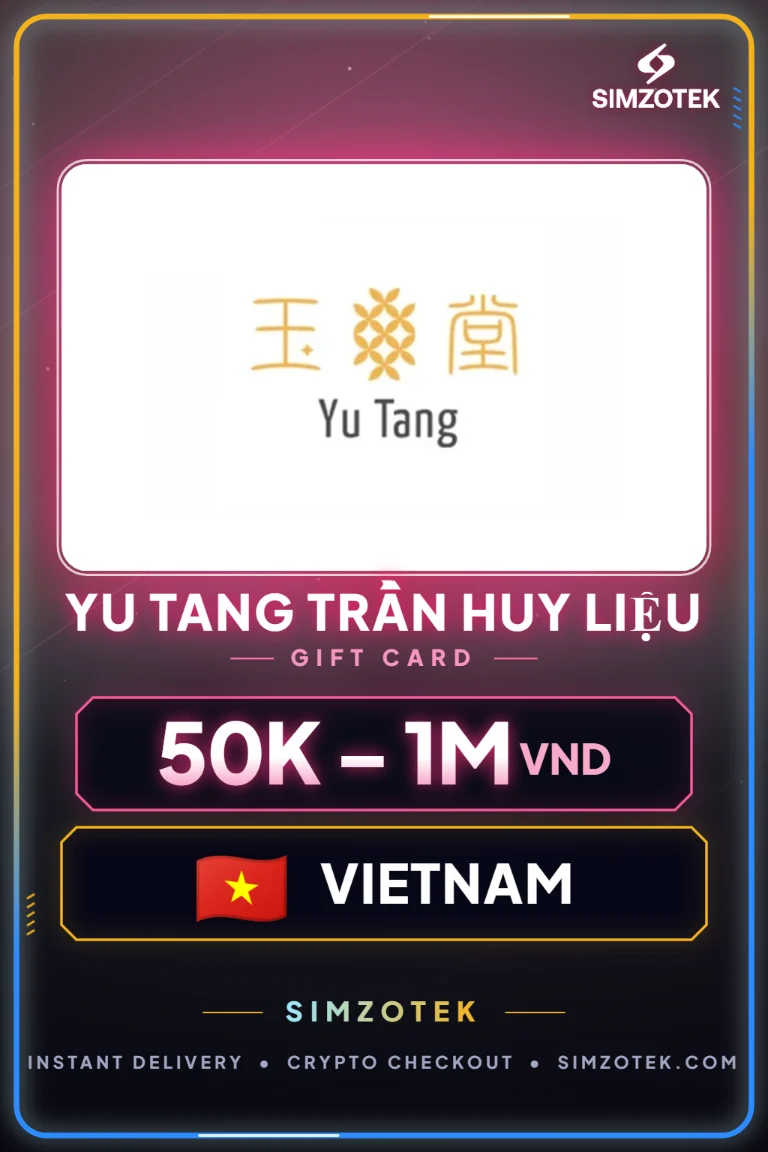 بطاقة هدايا Yu Tang Trần Huy Liệu (فيتنام)