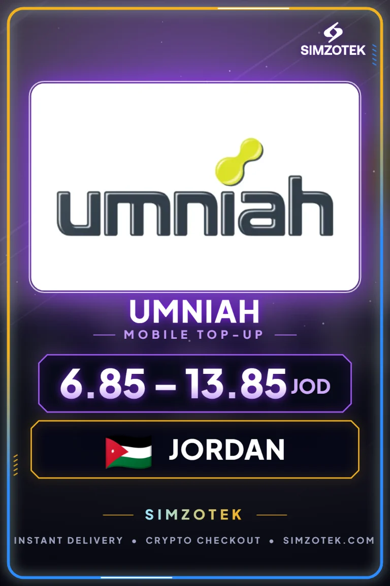 Credito prepagato Umniah (Giordania)