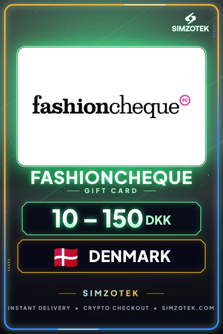 Dárková karta Fashioncheque (Dánsko)