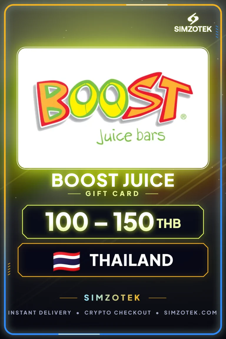 Carta regalo Boost Juice (Thailandia)