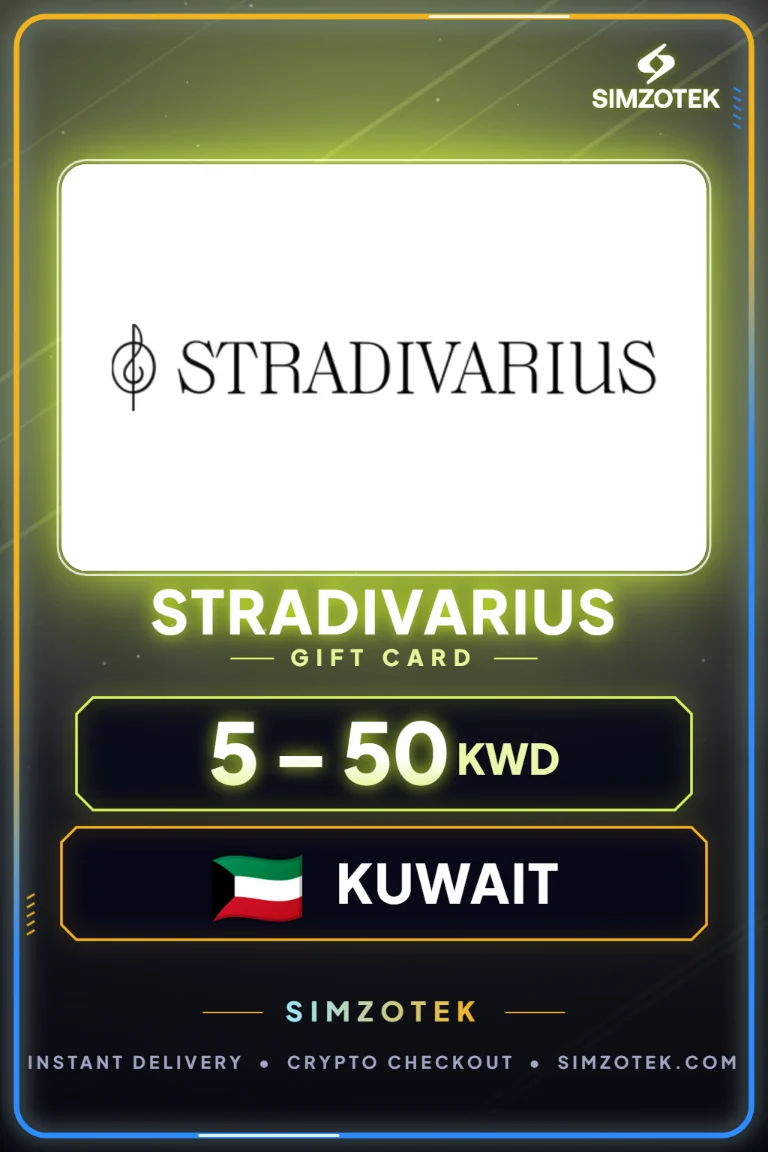 Stradivarius 기프트카드 (쿠웨이트)