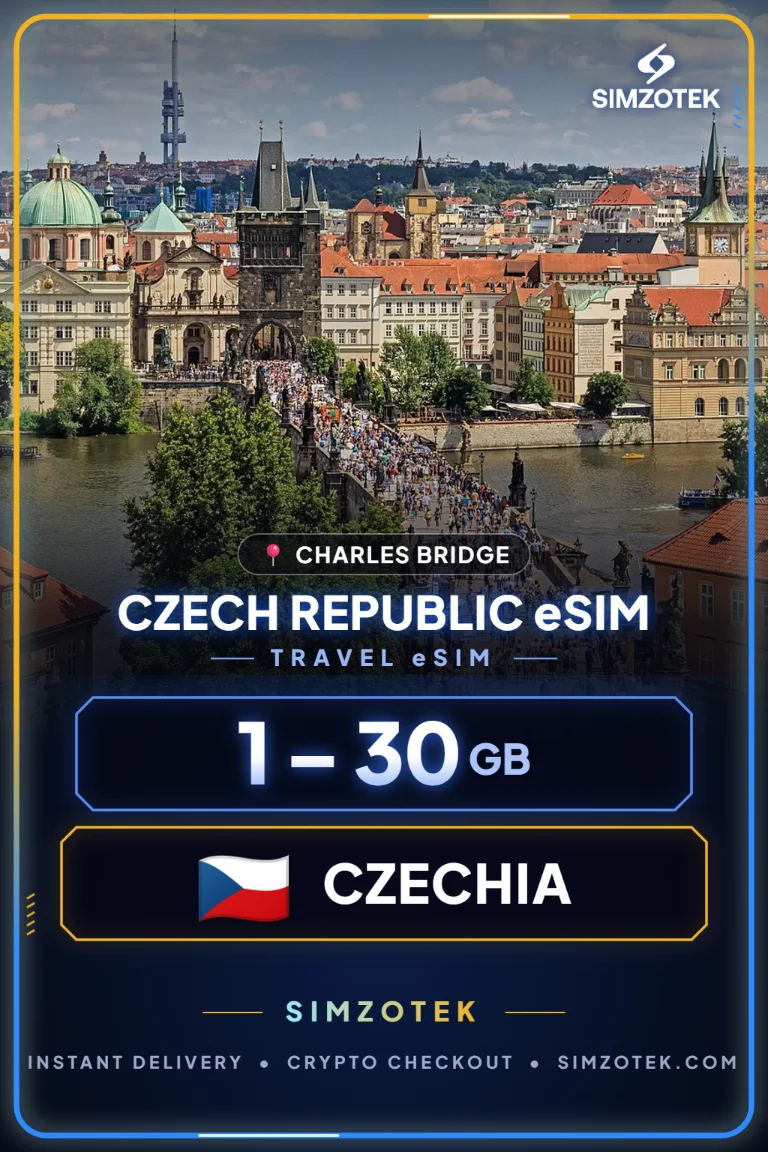 eSIM Czech Republic – باقات البيانات