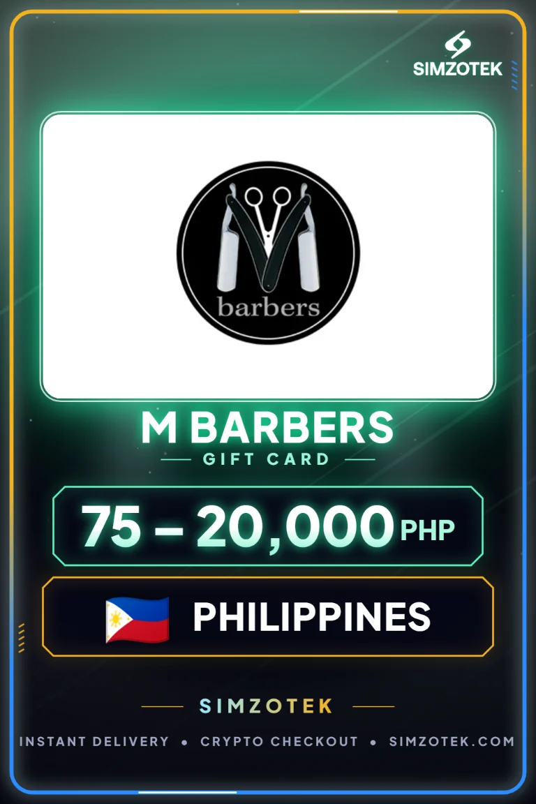 כרטיס מתנה M Barbers (הפיליפינים)