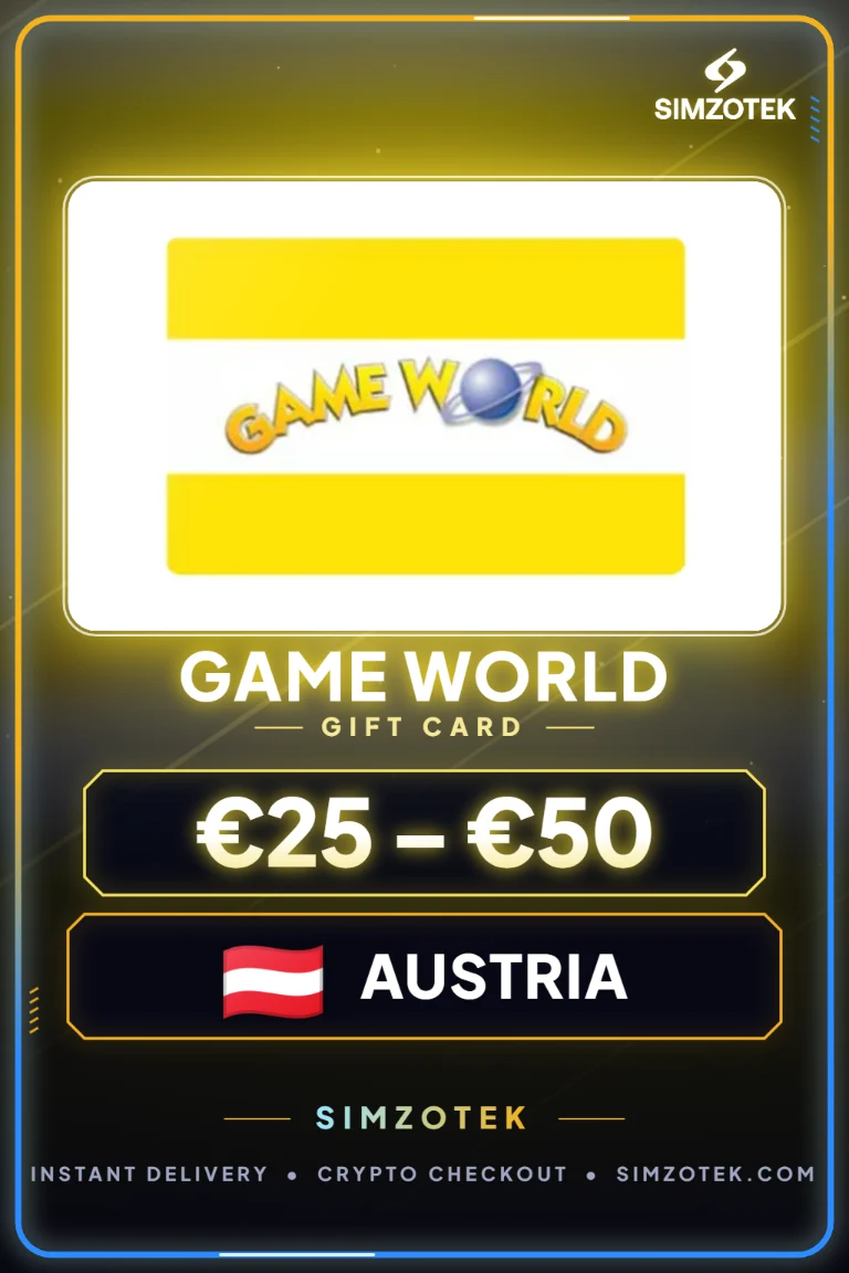 Game World 기프트카드 (오스트리아)