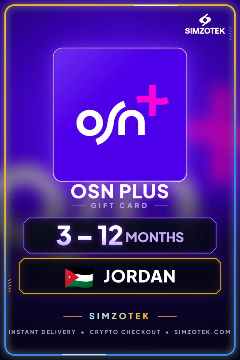 OSN Plus Gift Card (Jordan)