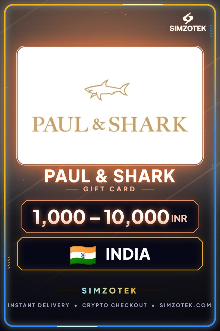 Paul & Shark Geschenkkarte (Indien)
