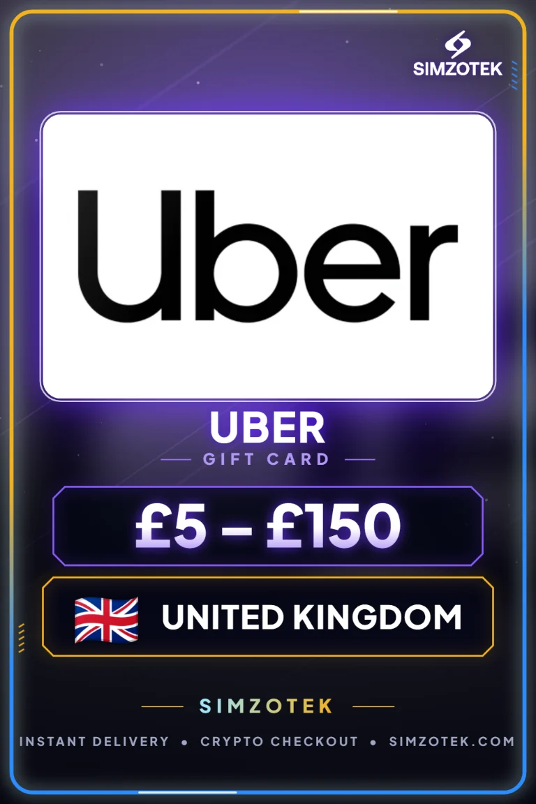 Karta podarunkowa Uber (Wielka Brytania)