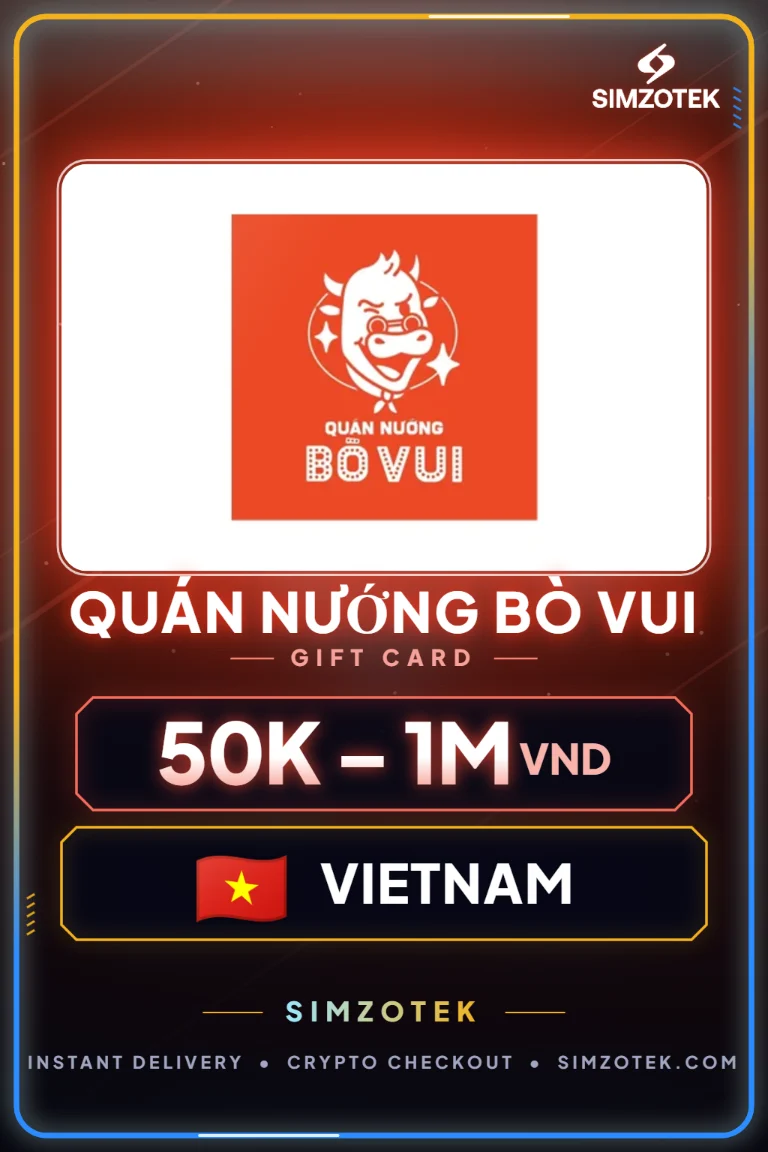 Quán Nướng Bò Vui Gift Card (Vietnam)