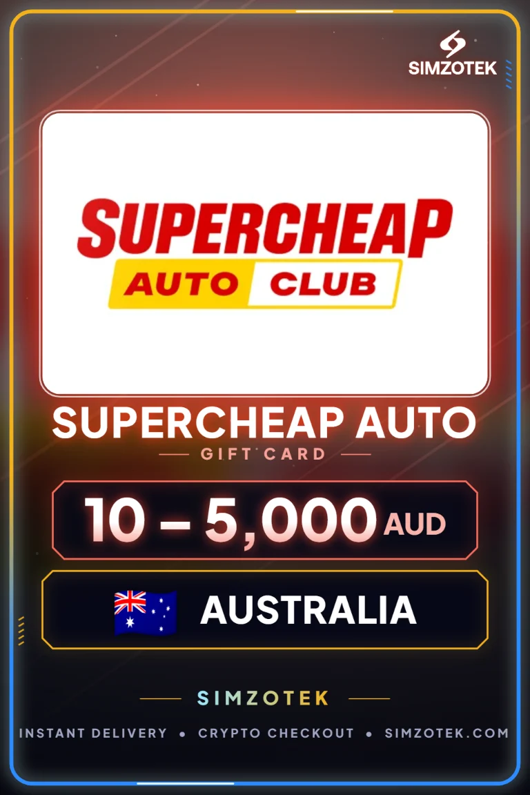 Подарок картичка Supercheap Auto (Австралија)