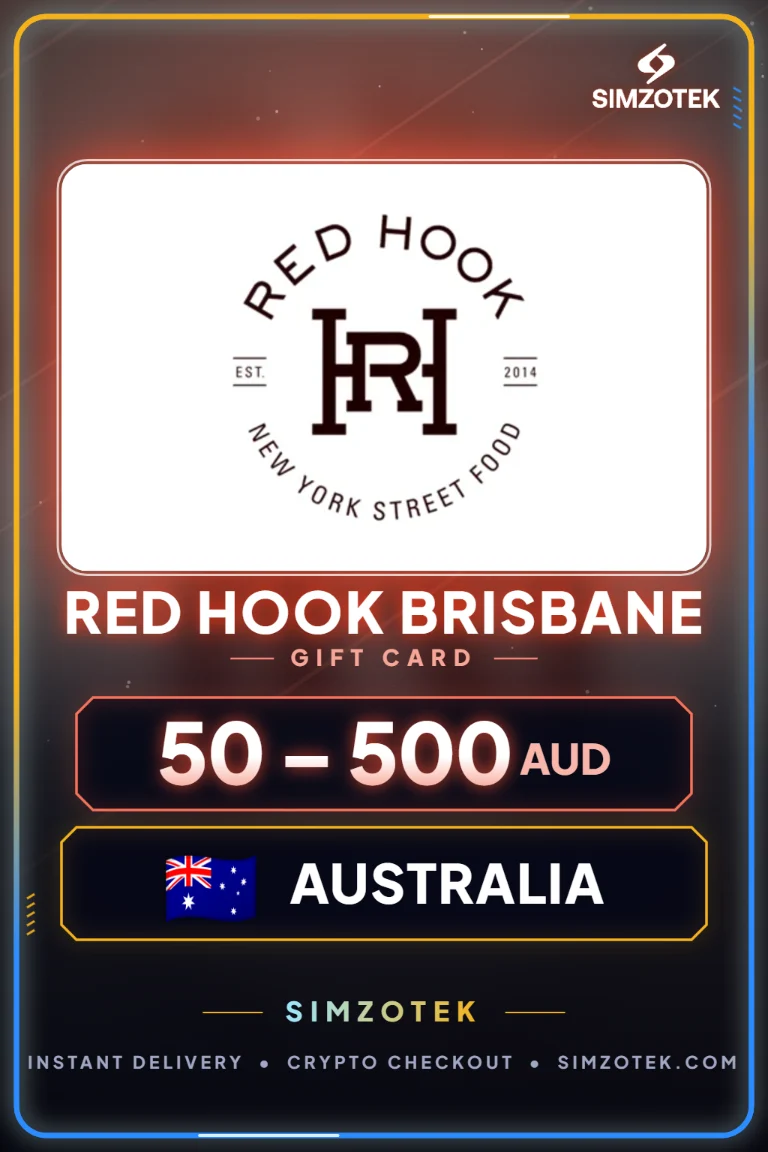 Card cadou Red Hook Brisbane (Australia)