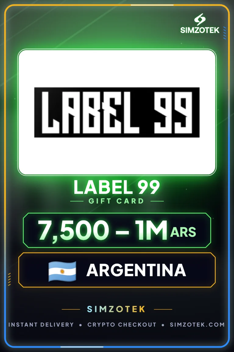 Carta regalo Label 99 (Argentina)