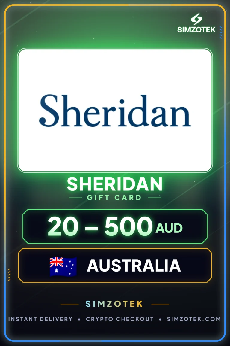 Carta regalo Sheridan (Australia)