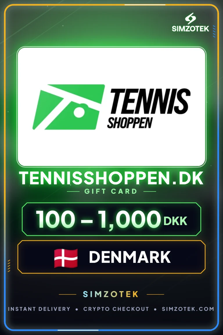 Tennisshoppen.dk Gift Card (Denmark)