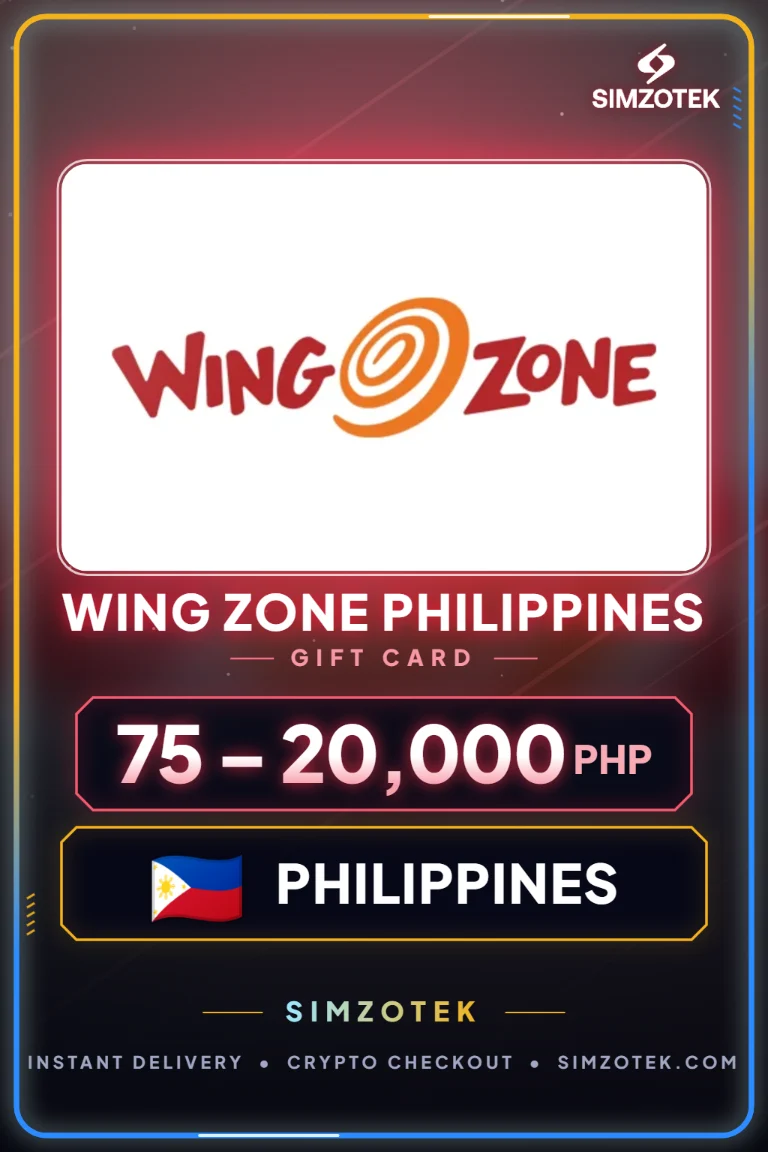 Wing Zone Philippines Gift Card (Philippines)