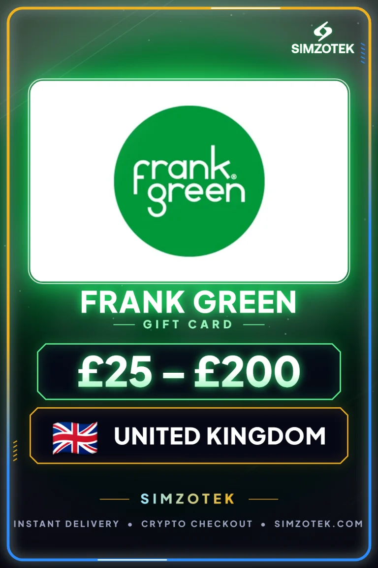 frank green Gift Card (United Kingdom)