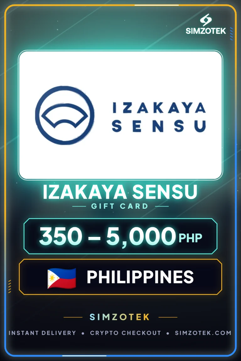 Izakaya Sensu Gift Card (Philippines)