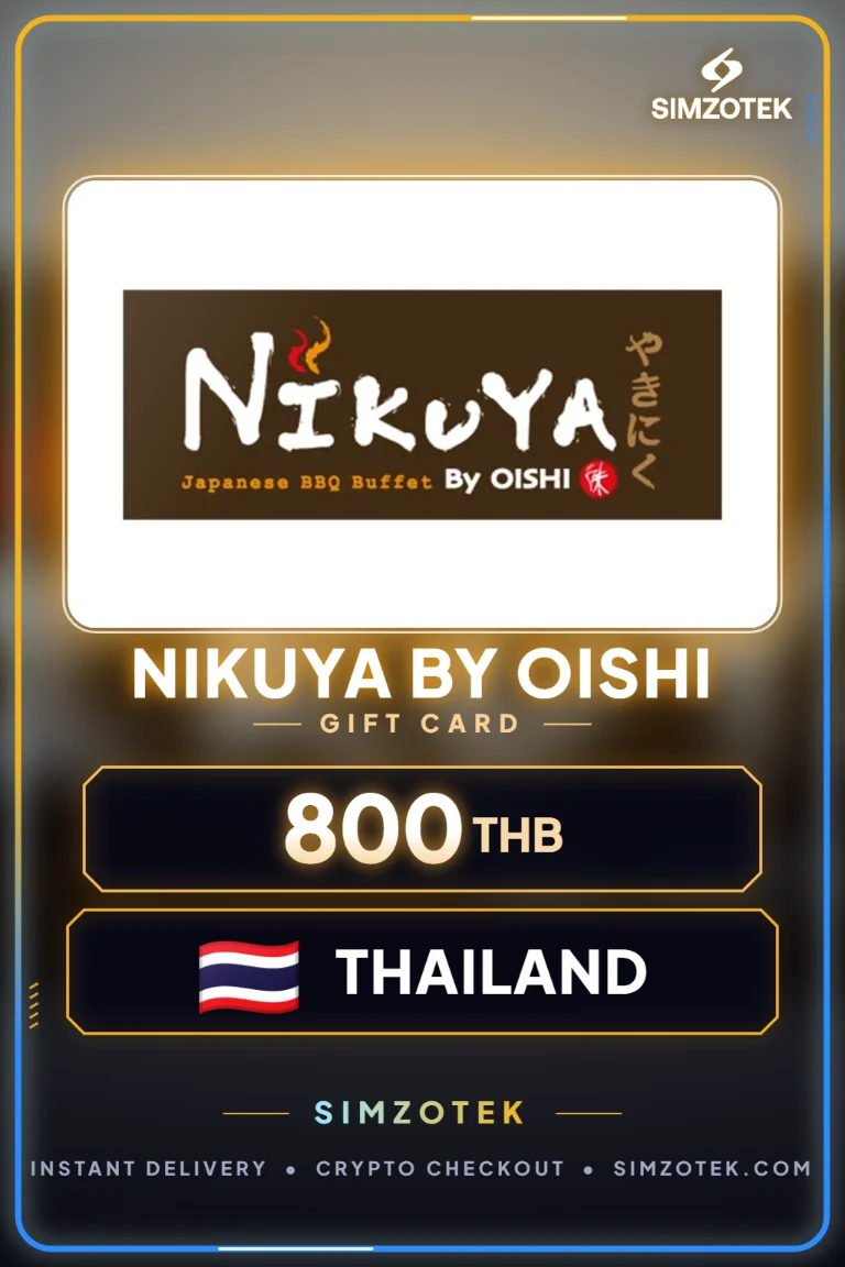 NIKUYA by OISHI Geschenkkarte (Thailand)