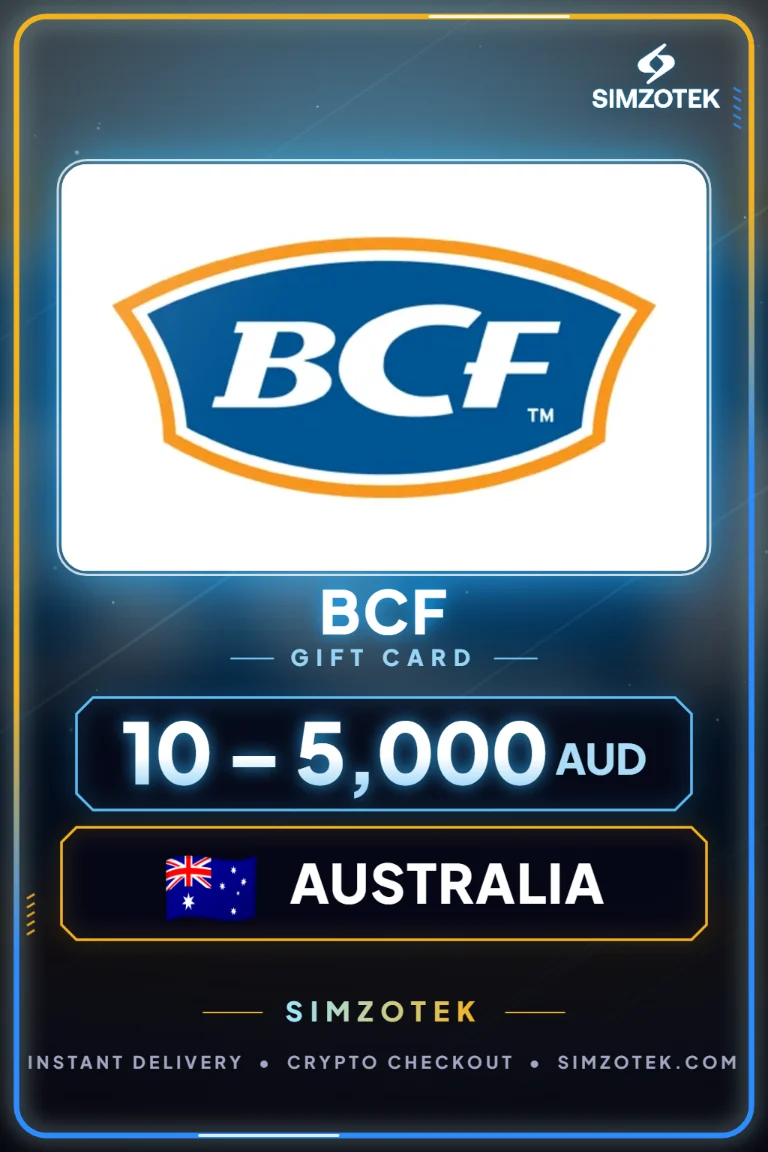 Carta regalo BCF (Australia)