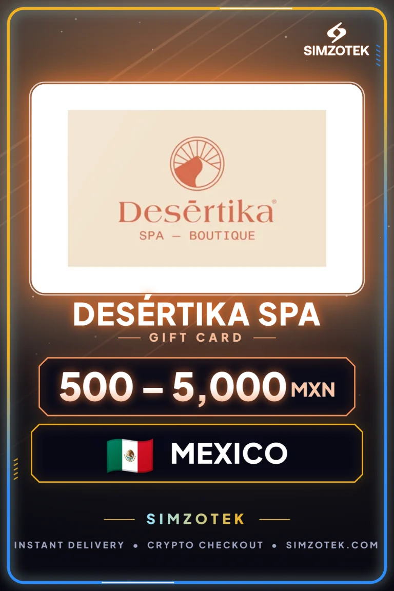 Carta regalo Desértika Spa (Messico)