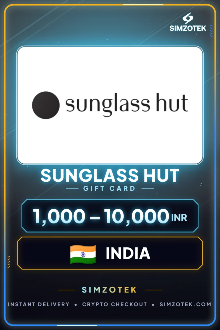 Dárková karta Sunglass Hut (Indie)
