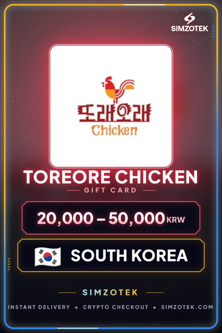 Carta regalo Toreore Chicken (Corea del Sud)