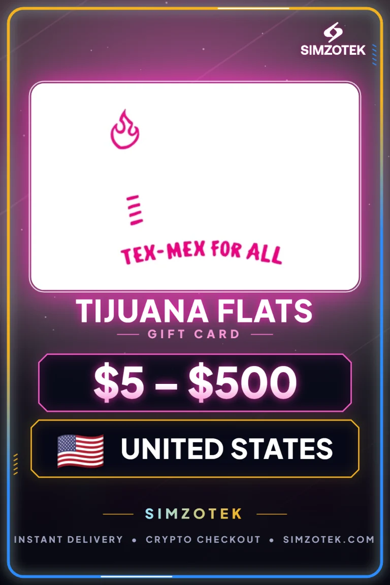 Dárková karta Tijuana Flats (Spojené státy)