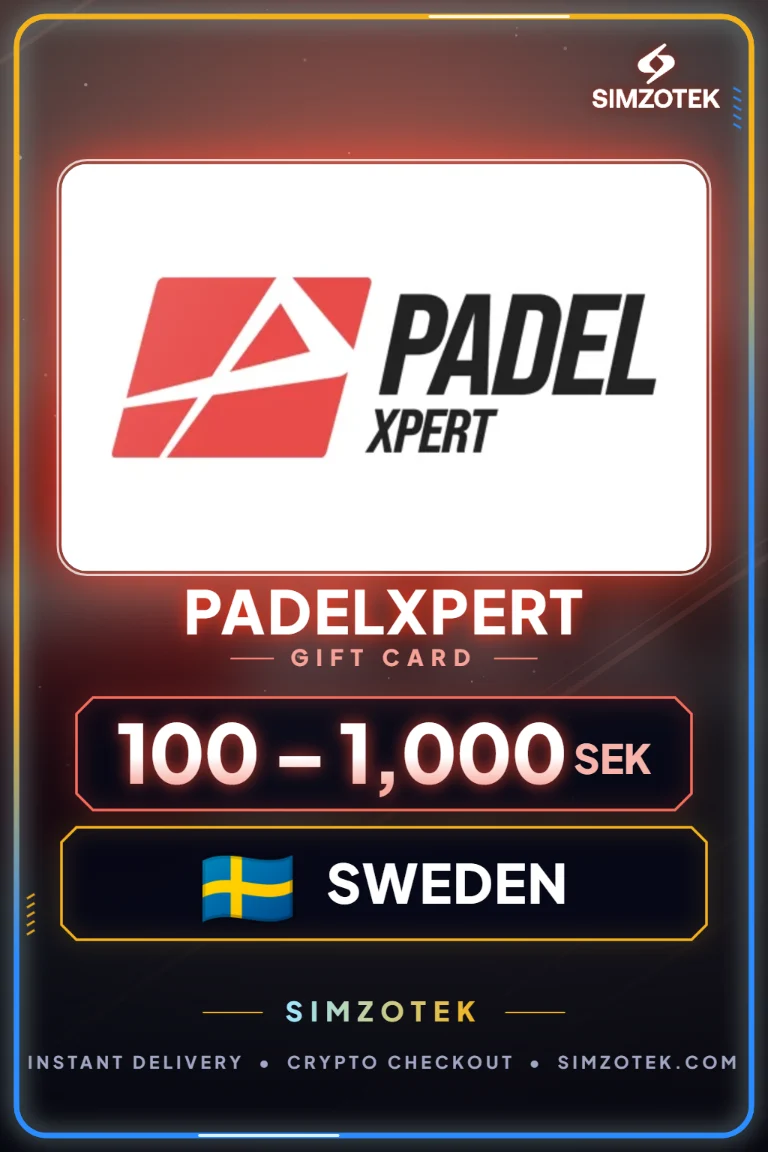 PadelXpert dovanų kortelė (Švedija)
