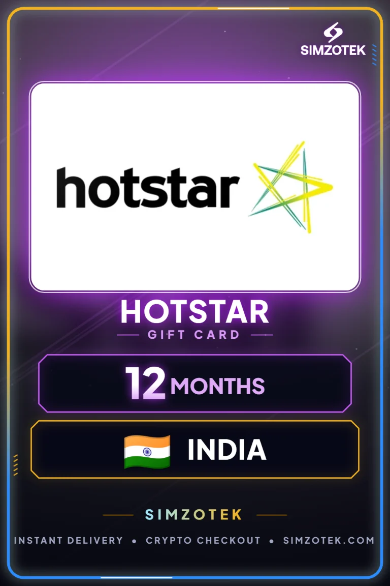 บัตรของขวัญ Hotstar (อินเดีย)