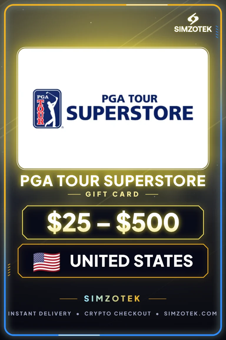 PGA TOUR Superstore Gift Card (United States)