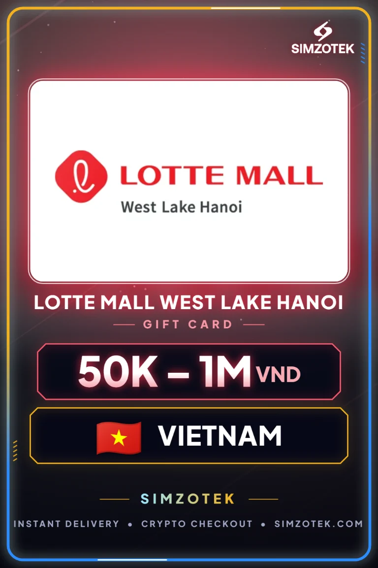 Lotte Mall West Lake Hanoi 기프트카드 (베트남)