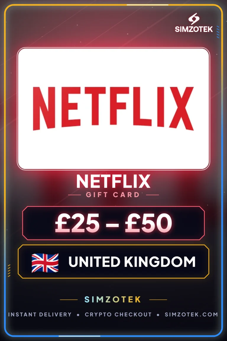 Netflix Gift Card (United Kingdom)