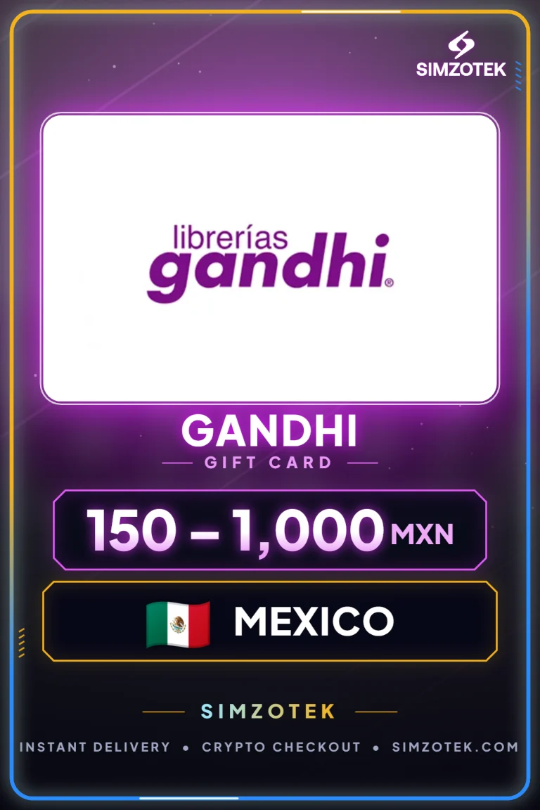 Gandhi Gift Card (Mexico)