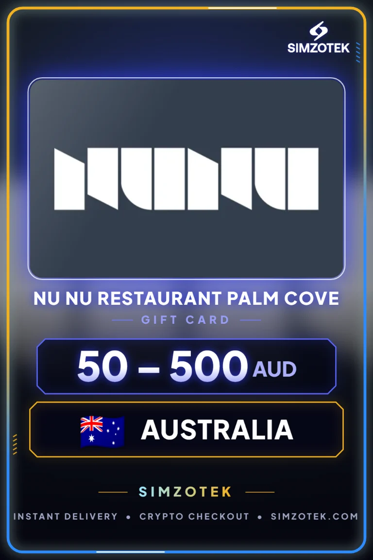 Nu Nu Restaurant Palm Cove Gift Card (Australia)
