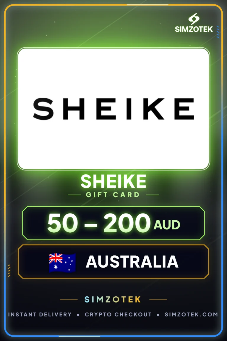 Dárková karta SHEIKE (Austrálie)