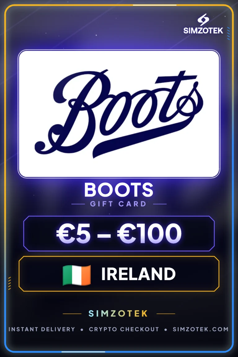 Carta regalo Boots (Irlanda)