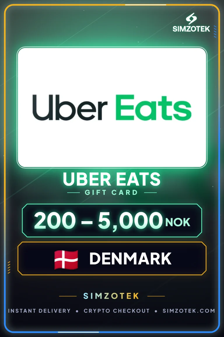 Dárková karta Uber Eats (Dánsko)