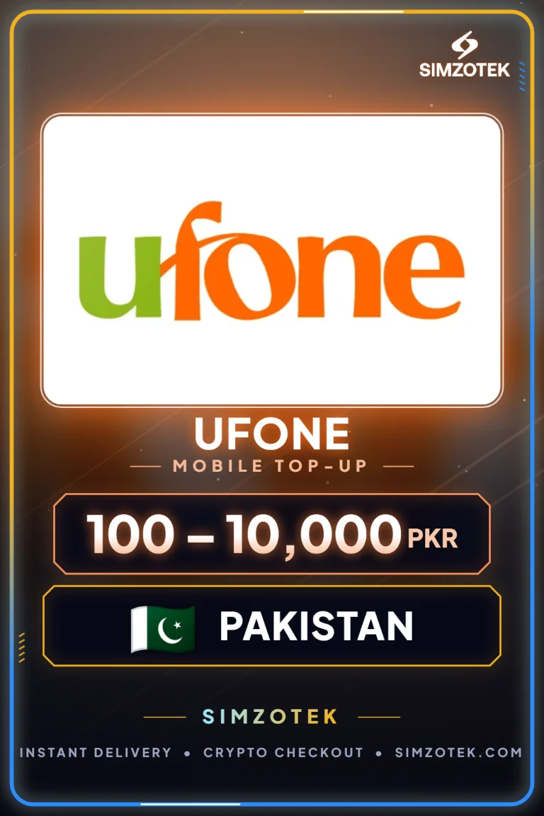 Ufone Mobile Top-Up (Pákistán)
