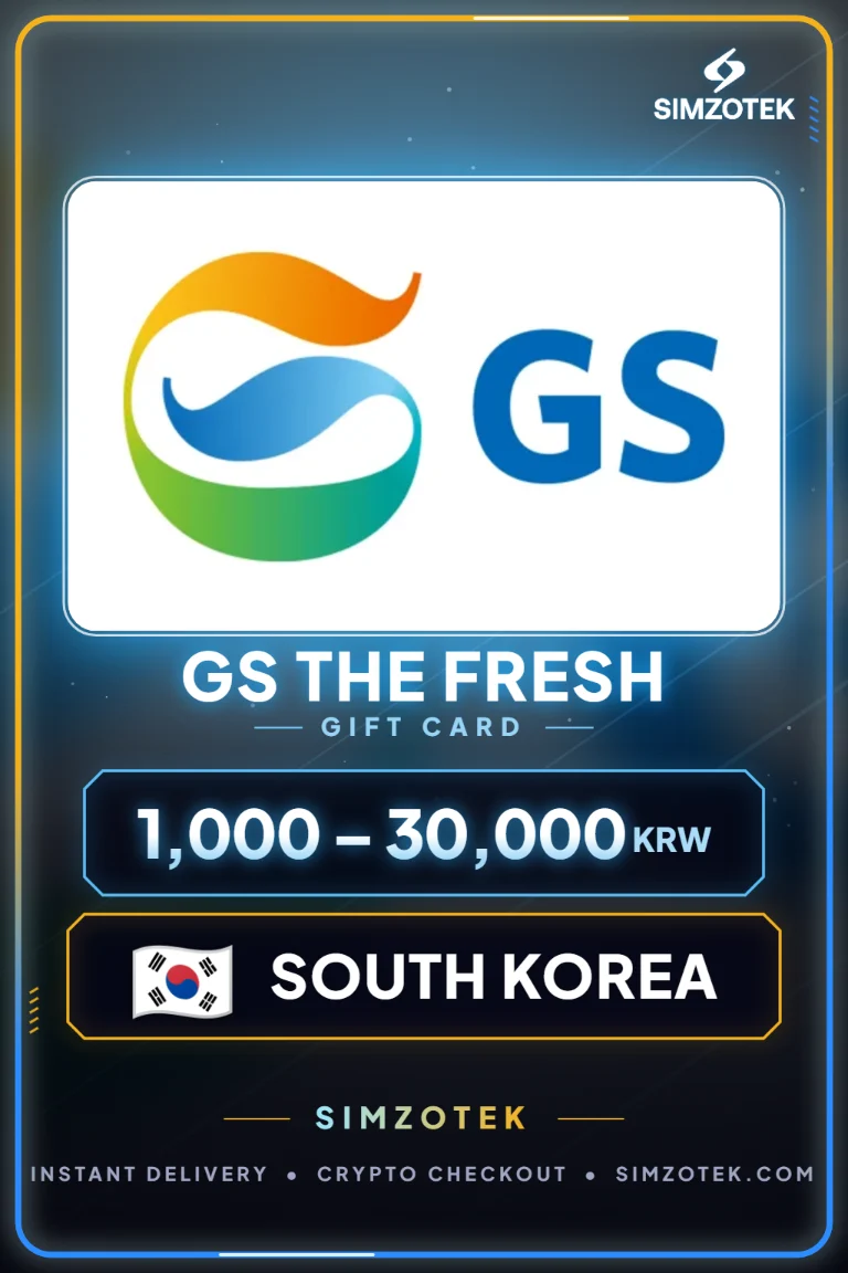 บัตรของขวัญ GS the fresh (เกาหลีใต้)