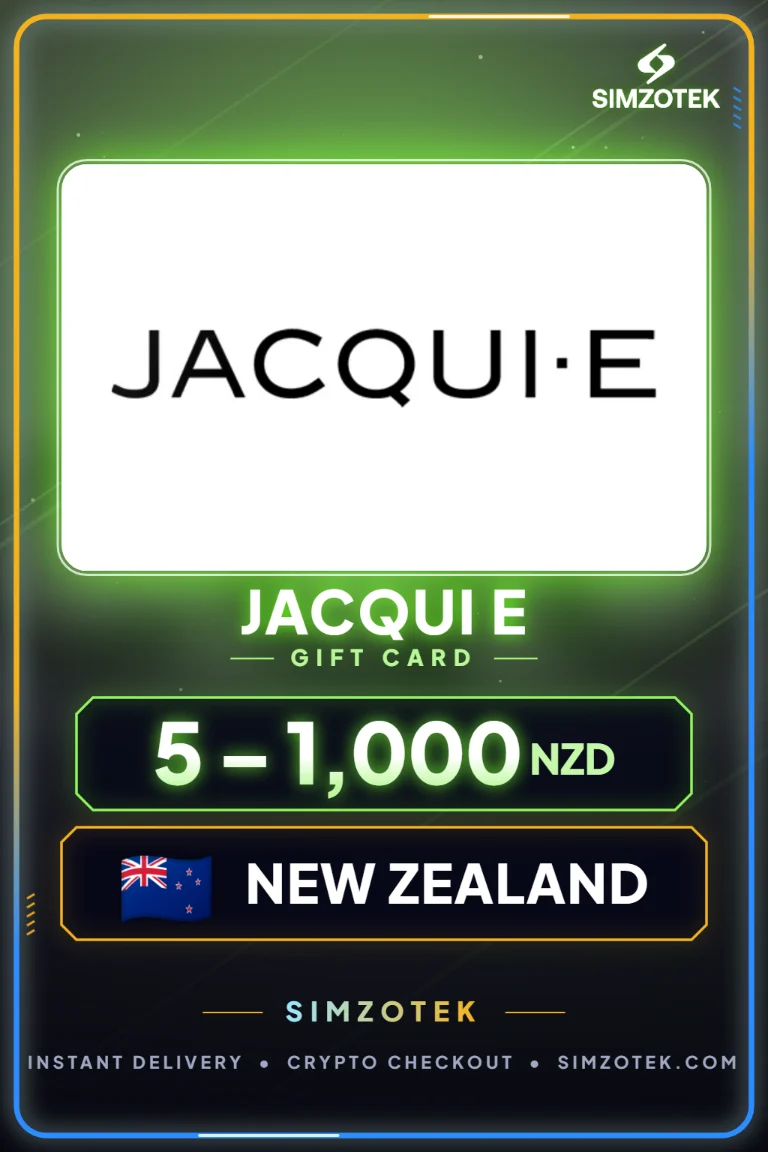 บัตรของขวัญ Jacqui E (นิวซีแลนด์)