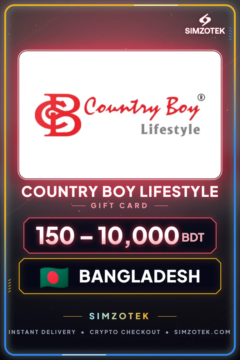 Country Boy LifeStyle Gift Card (Bangladesh)