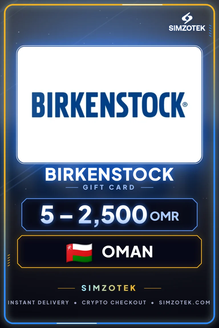 Karta podarunkowa Birkenstock (Oman)