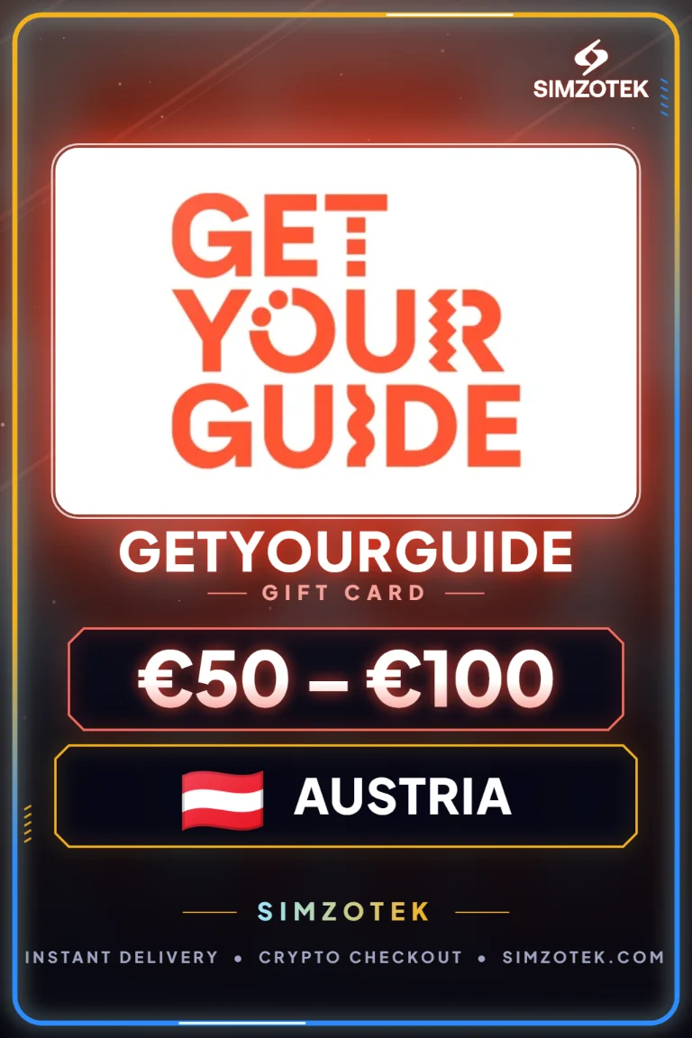 Поклон картица GetYourGuide (Аустрија)