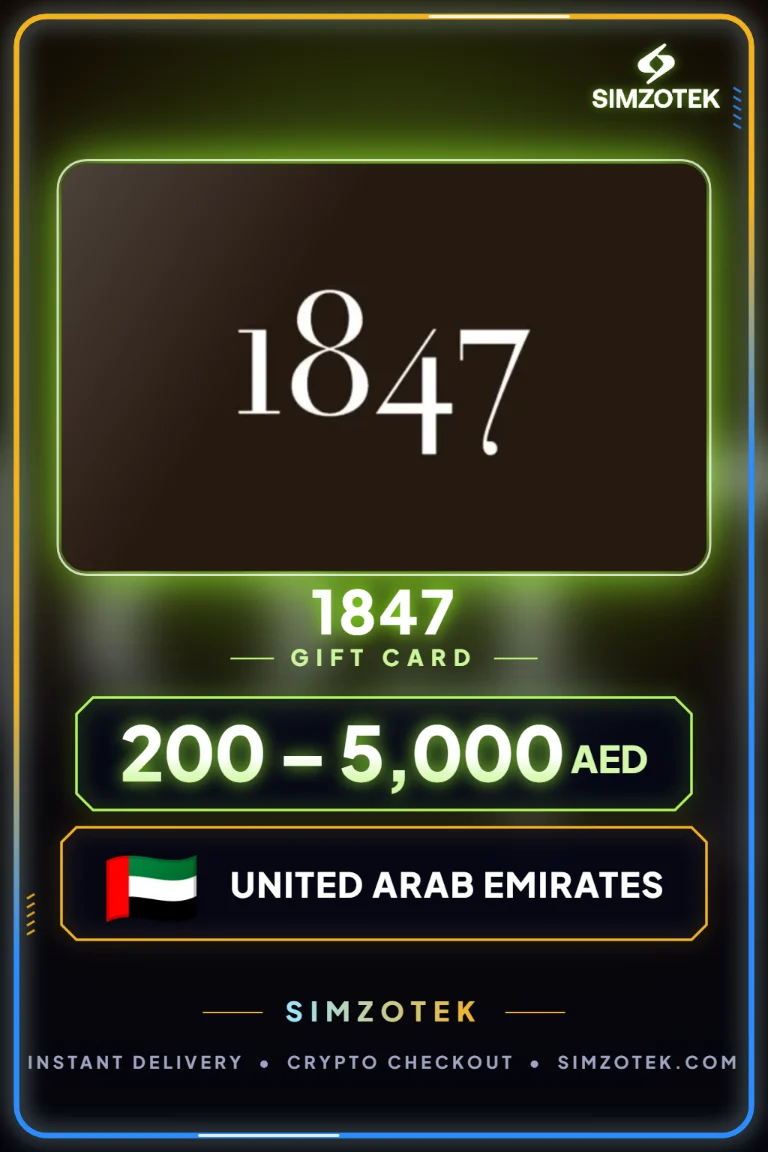 1847 Gift Card (United Arab Emirates)