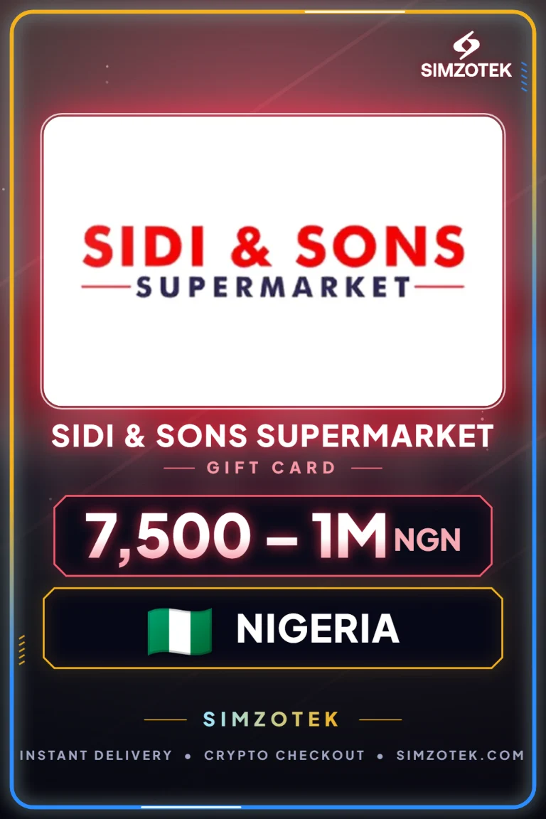 Sidi & Sons Supermarket Geschenkkarte (Nigeria)