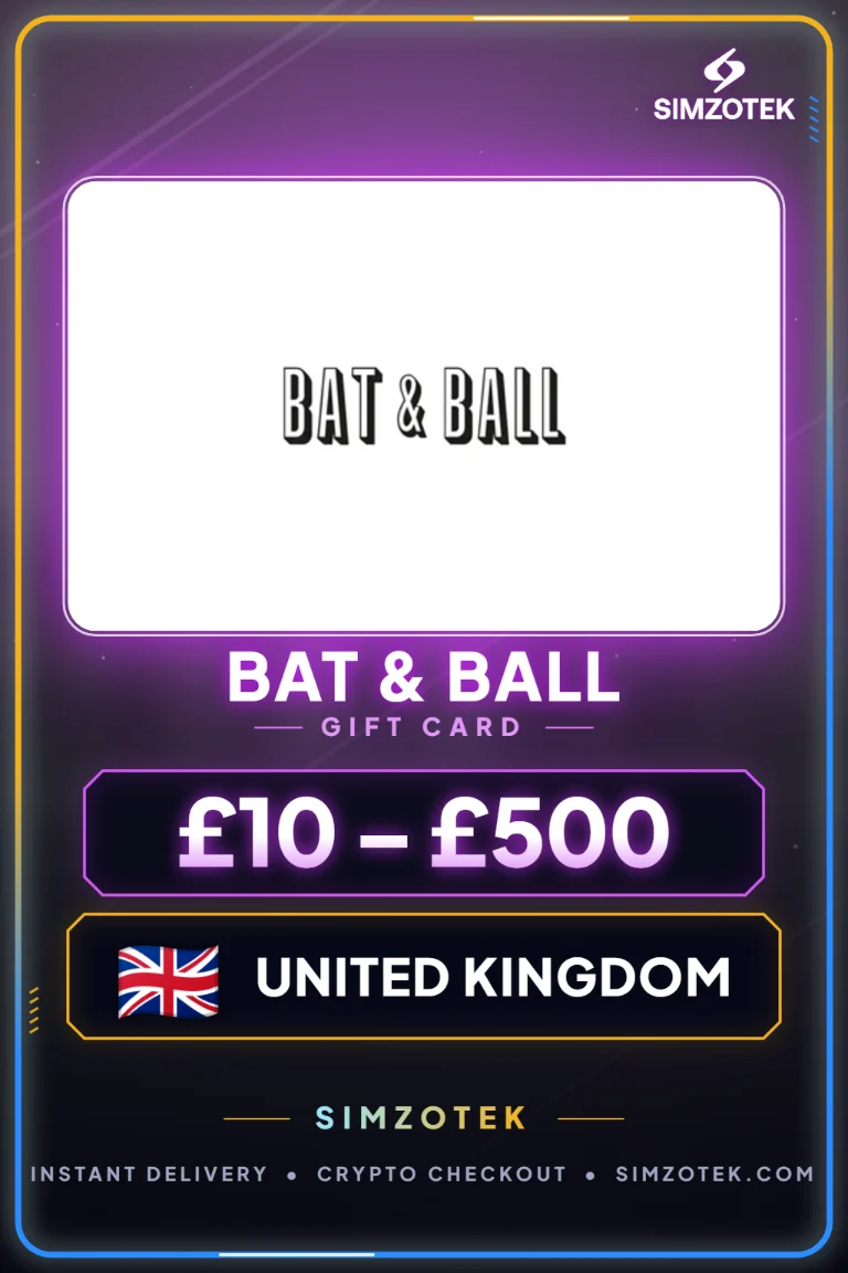 Поклон картица Bat & Ball (Уједињено Краљевство)