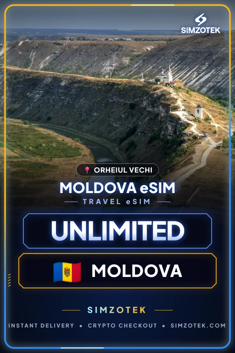 Молдавија eSIM – Неограничен интернет
